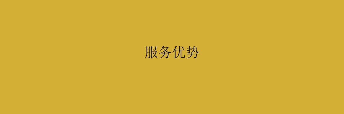 服务优势